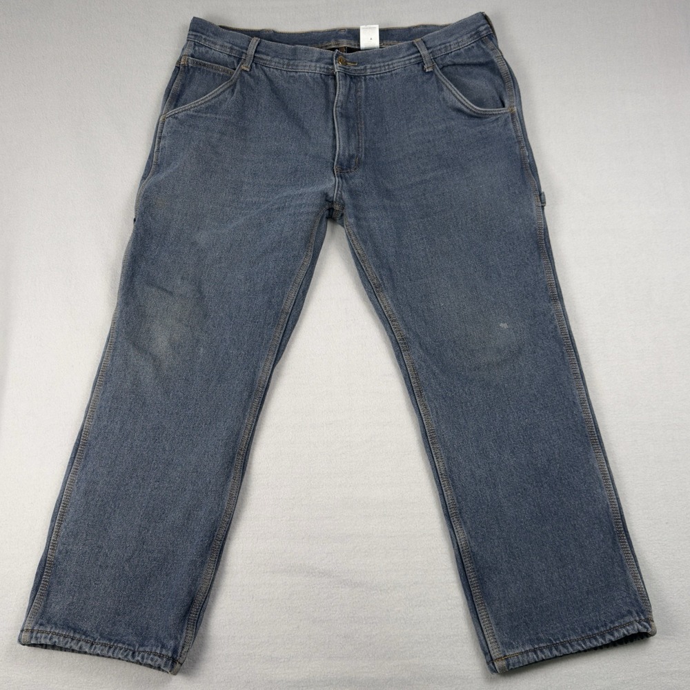 Key Men's Insulated Fleece Lined Carpenter Work Jeans Size 40x30 (Fit 40x28)